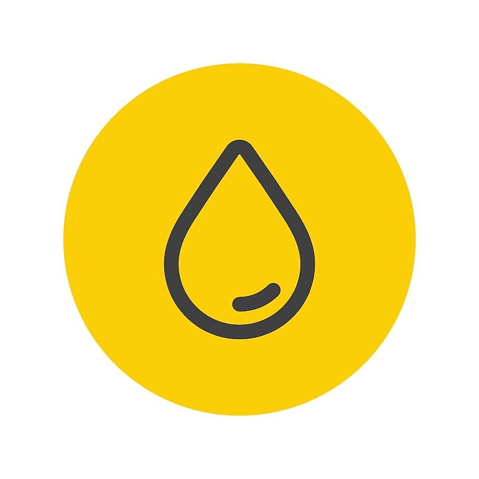 Icon of oil droplet