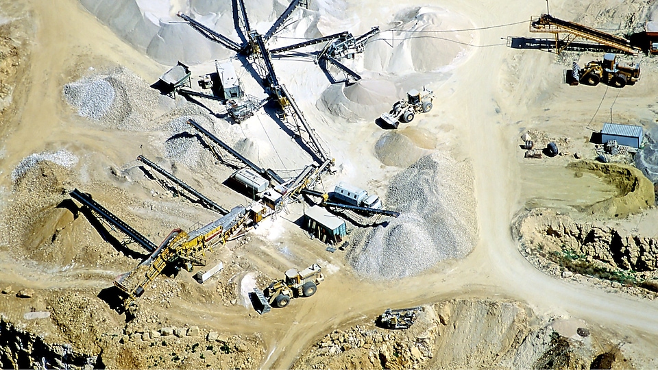 Mining quarry and mining industry equipment