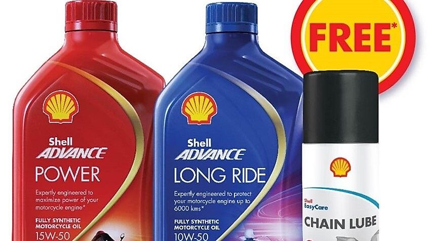 Get Shell Chain Lube FREE*