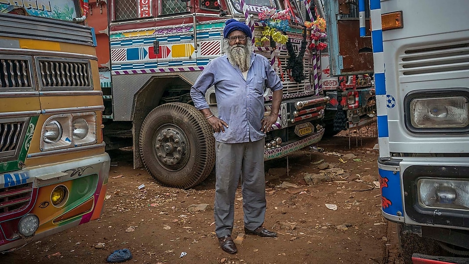 Nirmal Singh’s work means he drives thousands of miles transporting goods such as apples and milk