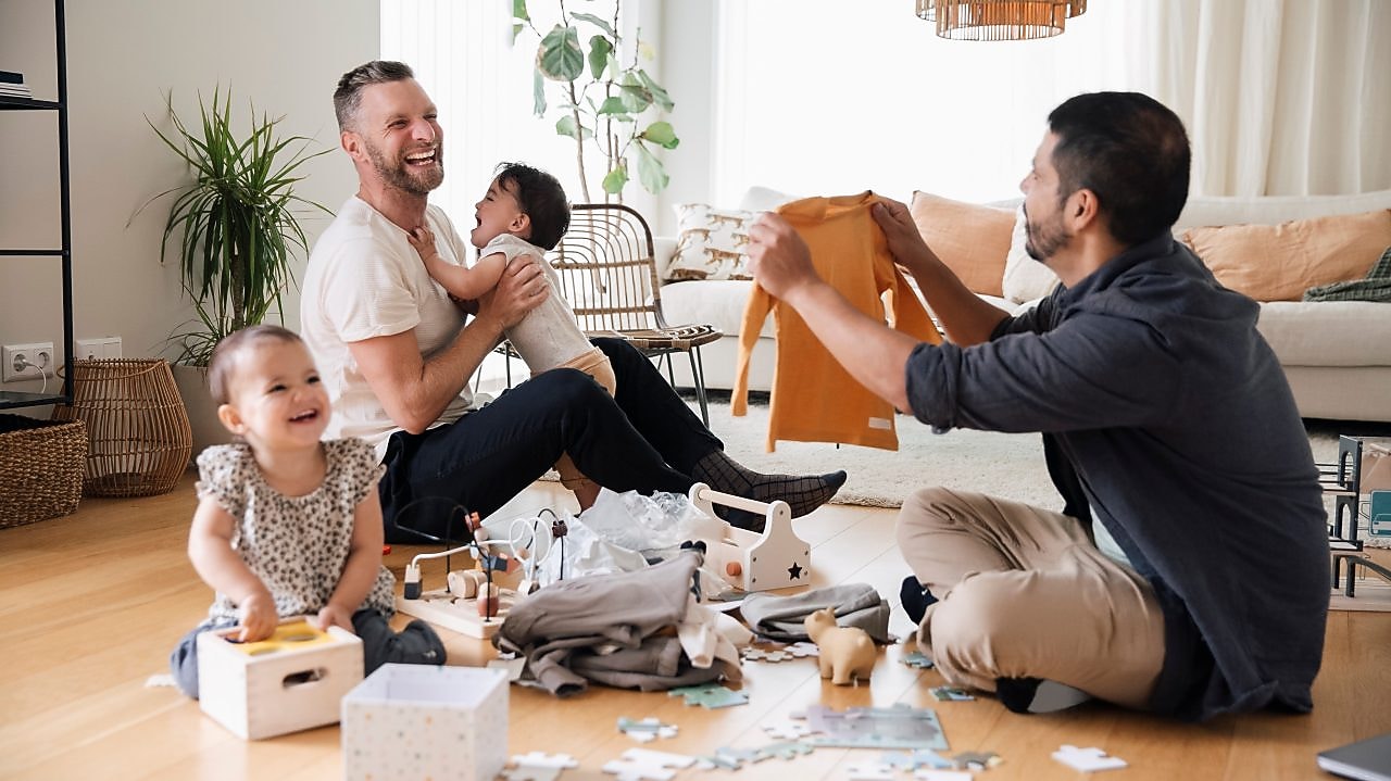 parents with their baby