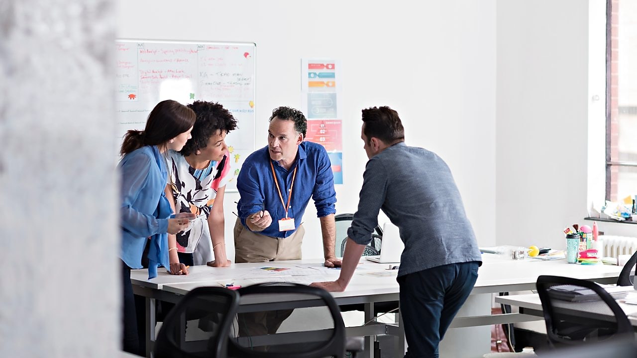 Team business meeting