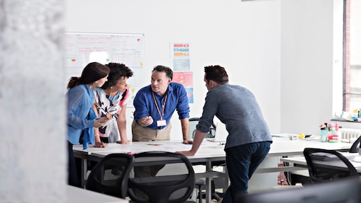 Team business meeting