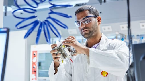 The role technology plays - Man in a laboratory