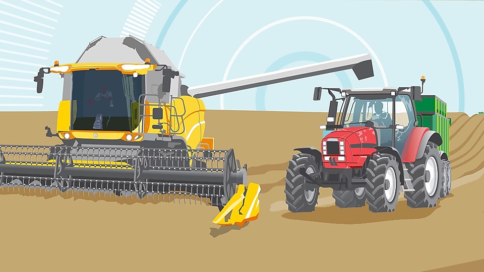 Illustration of agriculture equipment