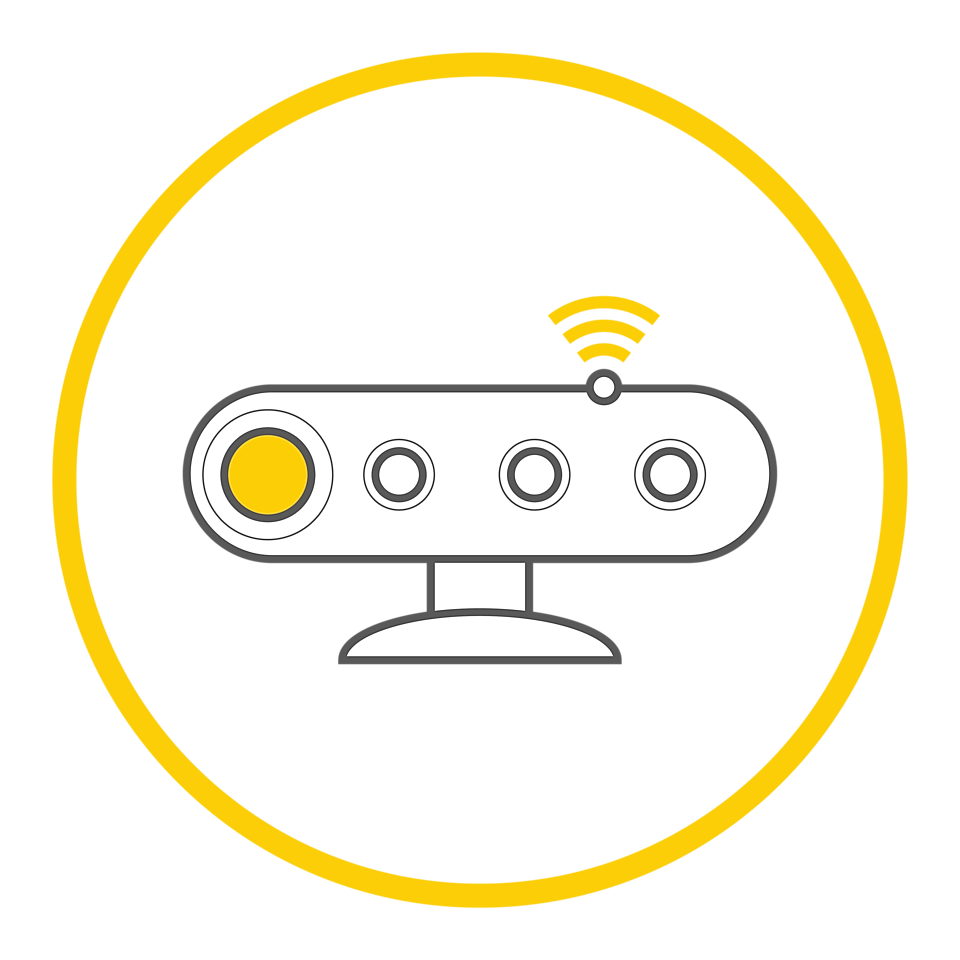Remote sensors icon