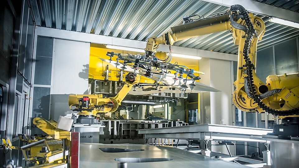 Robotics manufacturing in operation
