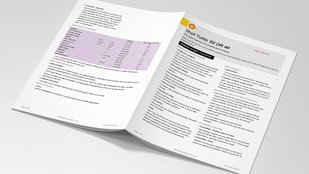 Shell Turbo S5 DR