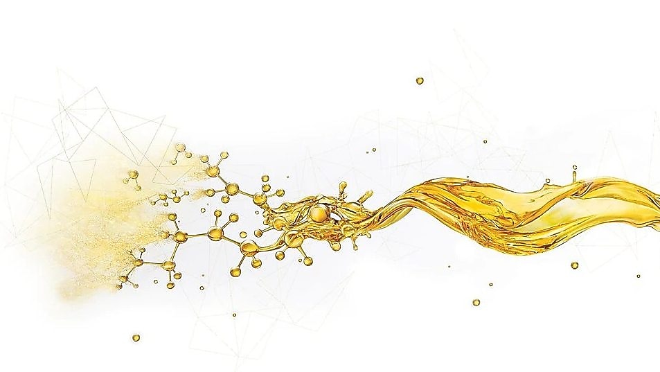 Oil splash breaking into small components