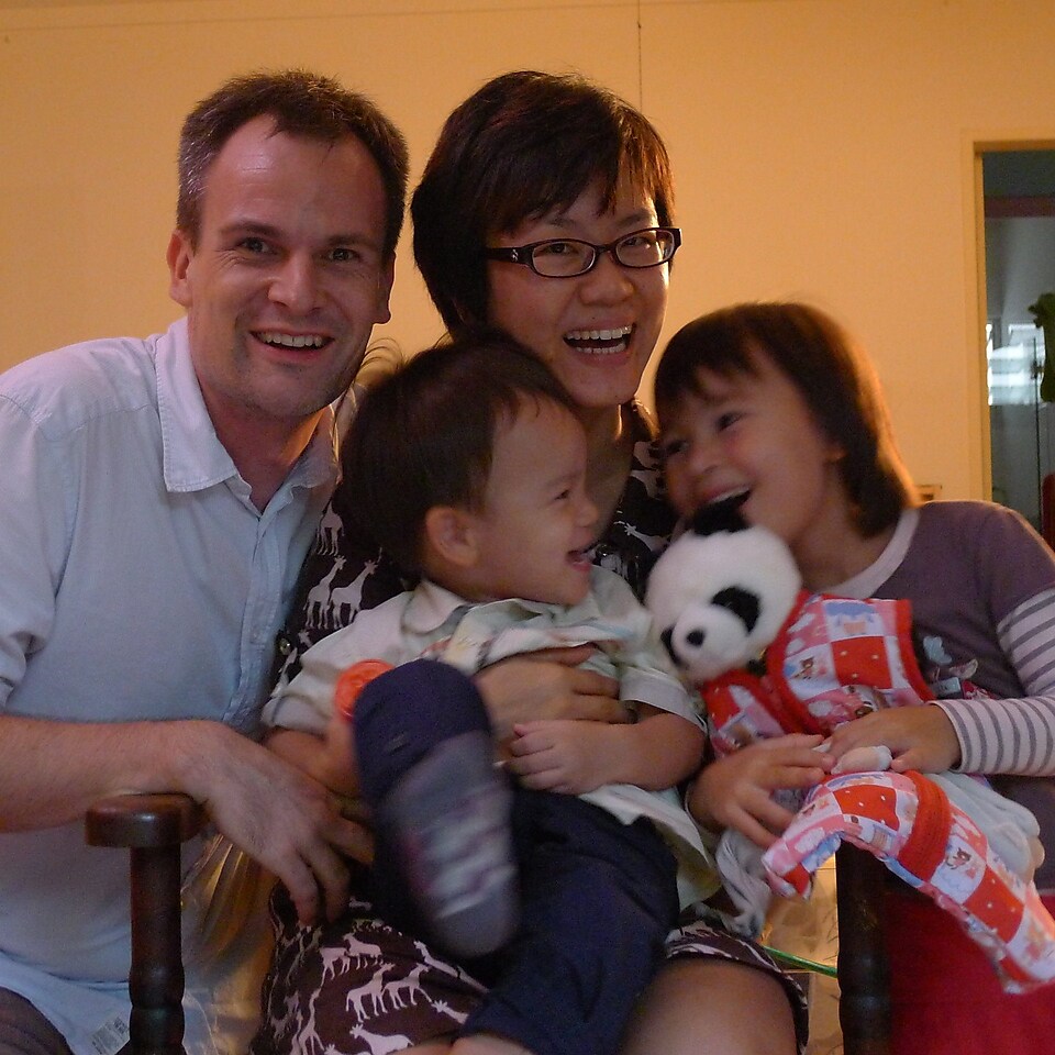 Joyce Loh with her family