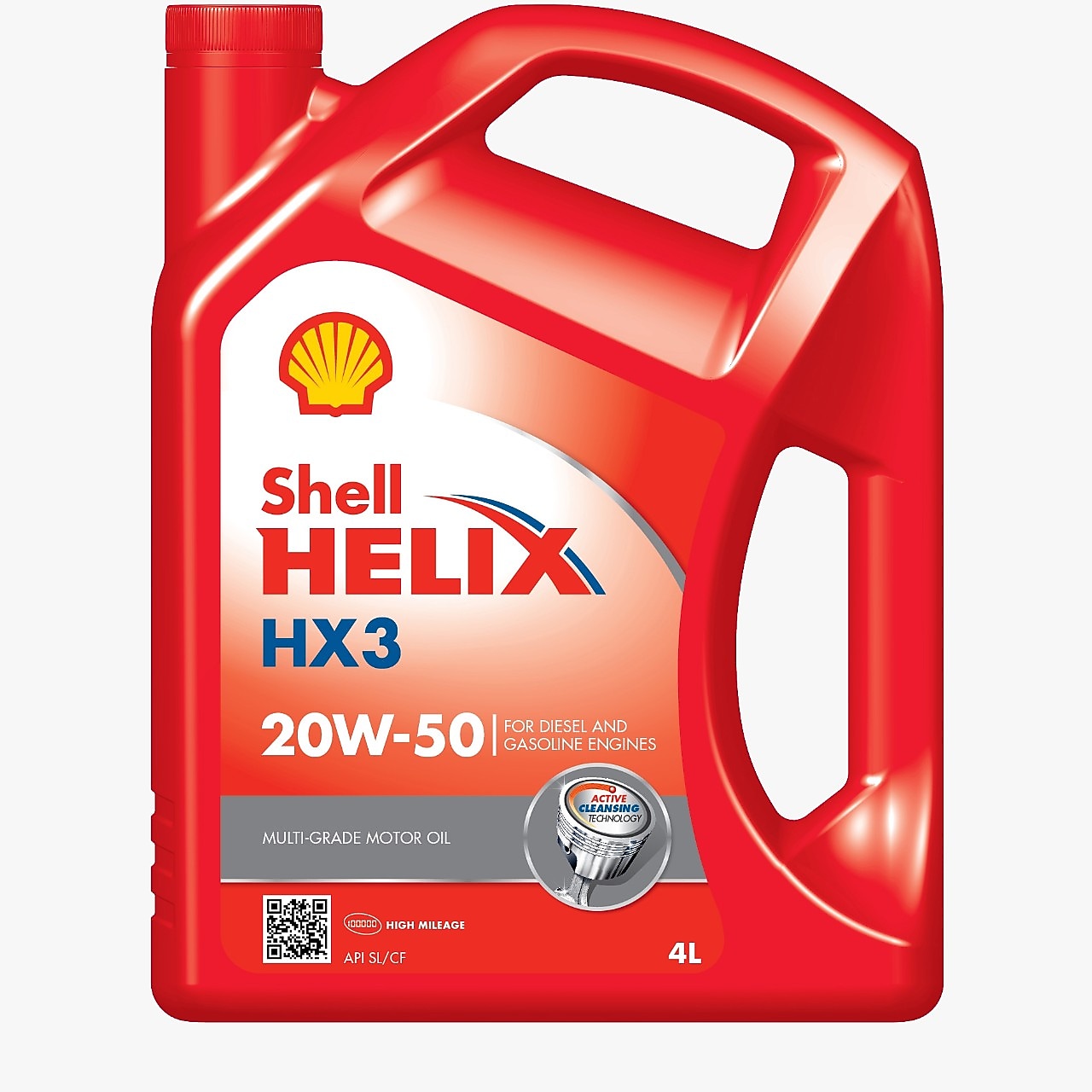 Packshot of Shell Helix HX3 20W-50