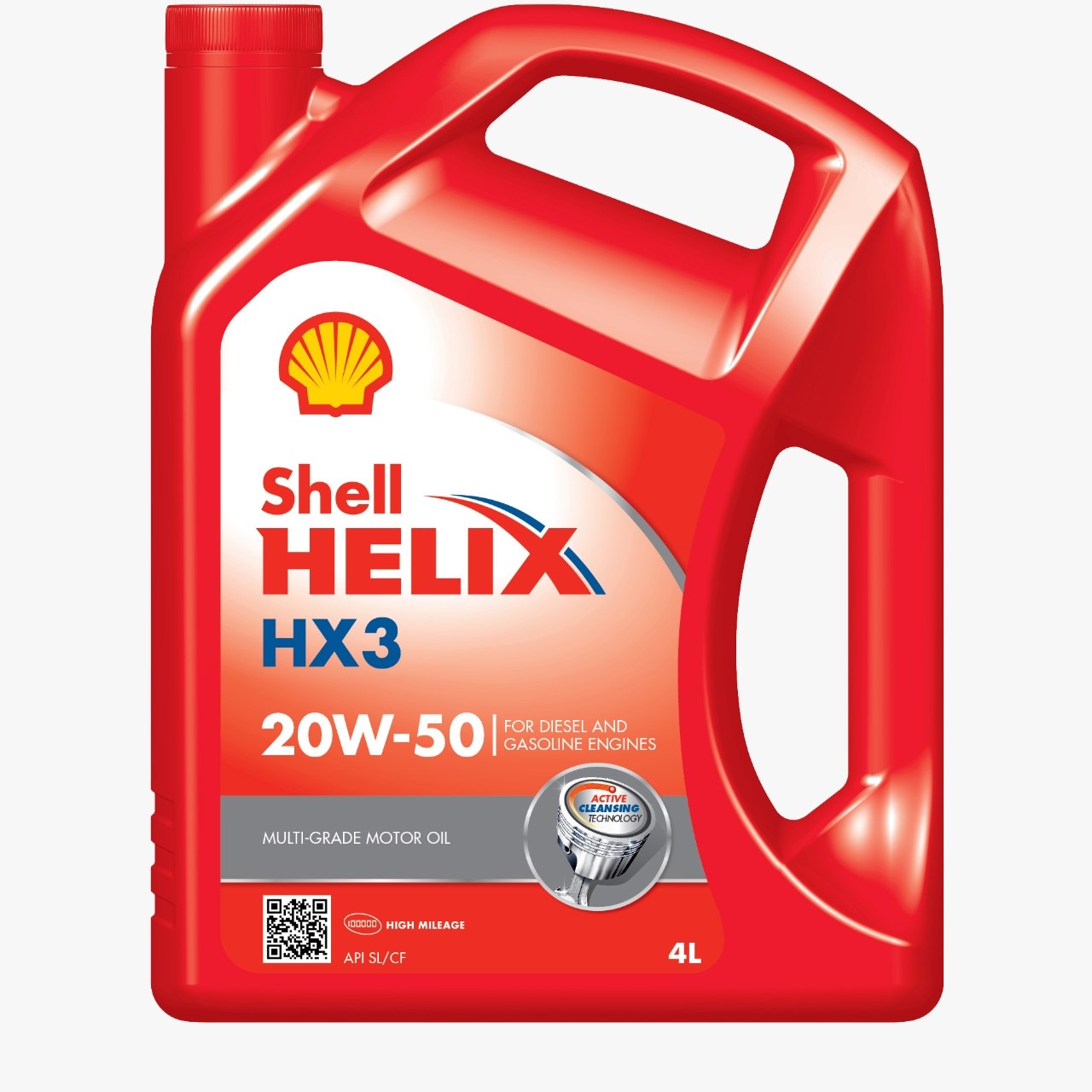 Packshot of Shell Helix HX3 20W-50
