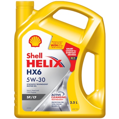 Packshot of Shell Helix HX6 5W30